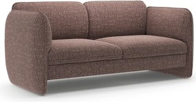 Brązowa sofa z tkaniny szenilowej 168 cm Georgia – Micadoni