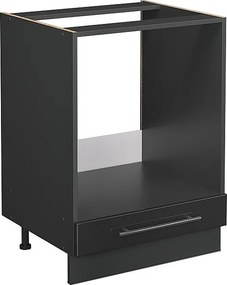 Szafka kuchenna antracyt wysoki połysk 60x51.6x82 fame-line