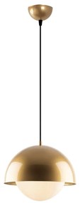 Lampa wisząca w kolorze złota ze szklanym kloszem ø 20 cm Camgoz – Opviq lights