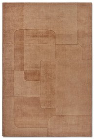 Brązowy wełniany dywan tkany ręcznie 190x280 cm Charlotte – Villeroy&amp;Boch