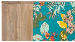 Turkusowo-naturalna szafka 90x85x40 cm Reipur – Interia Home &amp; Living