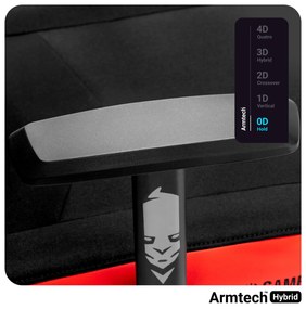 Fotel gamingowy Diablo X-Gamer 2.0 Normal Size, Deep Red