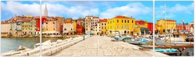 Obraz - Stare istryjskie miasto Poreč, Chorwacja (170x50 cm)