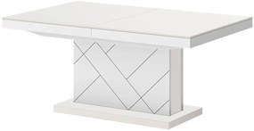 Rozkładana ława kaszmir + biały- H9-W14