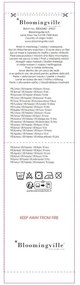 Niebieski koc 130x160 cm Eviaya – Bloomingville