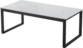 Stolik kawowy - ceramiczny - HG biały - SHANER