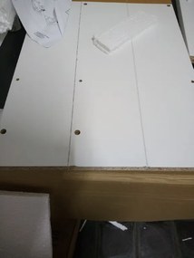 PROMOCJA Czarny stół jadalniany z białymi nogami MADO 120x80 II. gatunek