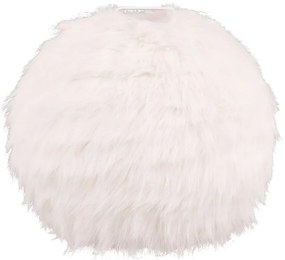 Kremowa lampa stołowa (wys. 24 cm) Furry – Trio