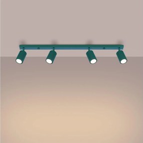 Brilagi - LED oprawa punktowa CRESTO 4xGU10/10W/230V turkusowa