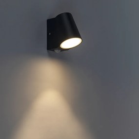 Lampa zewnętrzna antracytowa z czujnikiem ruchu w zestawie z LED - Uma