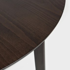 Okrągły stół jadalniany Malti, 100 cm, ciemnobrązowy