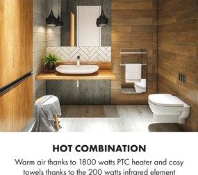 Klarstein HotSpot Crystal 2000W 82x47cm Panel na podczerwień lustro