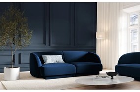 Niebieska aksamitna sofa 184 cm Miley − Micadoni Home