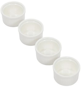 Miseczki na przekąski z porcelany, 4 szt.