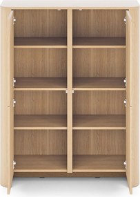 Duża komoda z półkami dąb vicenza E4-H29