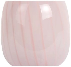 Jasnoróżowa lampa stołowa ze szklanym kloszem (wysokość 20 cm) Summer Globe – Leitmotiv