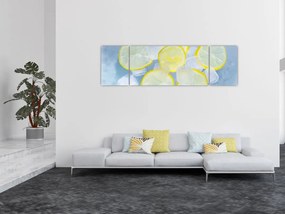 Obraz cytryn w lodzie (170x50 cm)