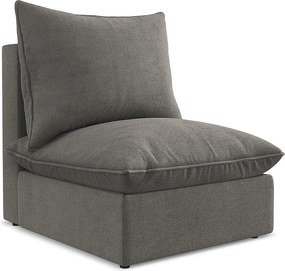 Moduł - z tkaniny strukturalnej - ciemny szary - MANAO