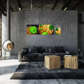 Obraz abstrakcji - Kule (170x50 cm)