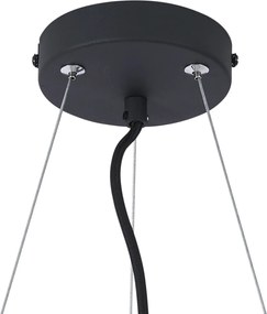 Nowoczesna lampa wisząca czarna 6-punktowa - Jeana Circle