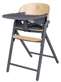 Lionelo - Dziecięce krzesełko do karmienia 3w1 CELIA Grey Wood