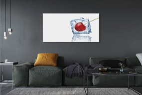 Obraz na płótnie Wiśnia w Kostce Lodu