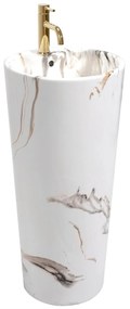 Umywalka Ceramiczna Wolnostojąca Blanka Marble Marmur