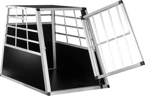 Aluminiowa skrzynia transportowa dla psów, 65 × 90 × 69 cm,