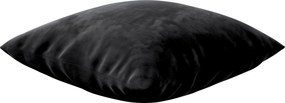Poszewka Kinga na poduszkę kolor czarny tkanina połyskliwa, welwetowa