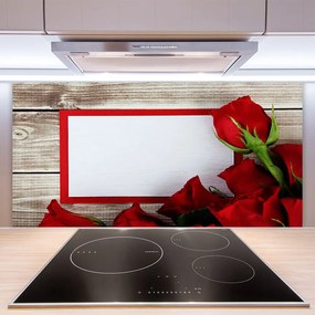 Panel Szklany Bukiet Klasycznych Róż