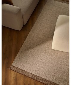 Beżowy wełniany dwustronny dywan tkany ręcznie 160x230 cm Nifelia – Kave Home