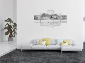 Obraz - Japońskie jezioro (125x70 cm)