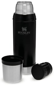 Czarny termos z kubkiem 750 ml – Stanley