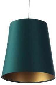 Zielono-złota lampa wisząca w stylu glamour - S403 Aramis