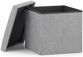 Szara kwadratowa pufa otwierana R9-C28