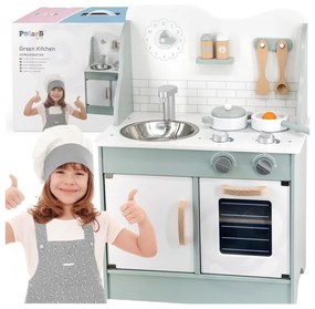 Viga polarb drewniana kuchnia z akcesoriami eco green