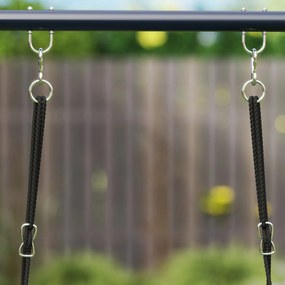 Zestaw Huśtawek AIYAPLAY dla 3 Dzieci, Nośność 120 kg, Huśtawki Ogrodowe, Kolorowe