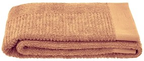 Żółty bawełniany ręcznik kąpielowy frotte 70x140 cm Classic – Zone