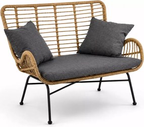 Luksusowa sofa ogrodowa Mavis – elegancki i wygodny mebel z odpornego na warunki atmosferyczne rattanu syntetycznego