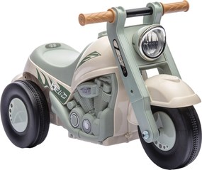 AIYAPLAY Samochodzik dla dzieci, Design motocykla, Muzyka i Bańki, dla 2-5 Lat, Kremowobiały