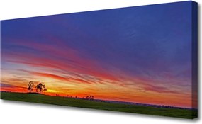 Fotoobraz na płótnie Sielski Krajobraz Polny