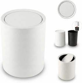 Łazienkowy kosz na śmieci RUND, 6 l