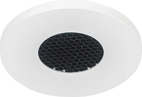 Zestaw 6 nowoczesnych łazienkowych reflektorów wpuszczanych białych IP54 - Shed Honey