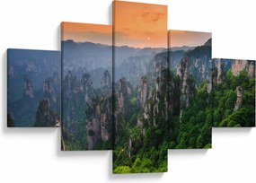 Obraz - Narodowy Park Leśny Zhangjiajie (125x70 cm)