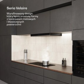 Klarstein Velaire 80cm Płyta Indukcyjna 5 Stref Gotowania Czarny