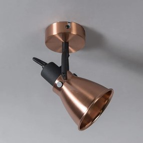 Klasyczny miedziany regulowany reflektor sufitowy - Jos