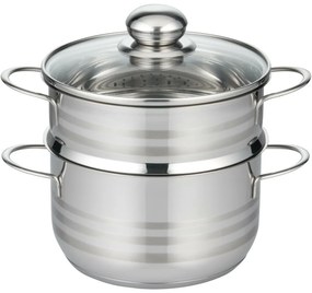 Elo 22724 Basic Parowar ze stali nierdzewnejBrillant 24 cm, 2,9/5,6 l, 24 cm