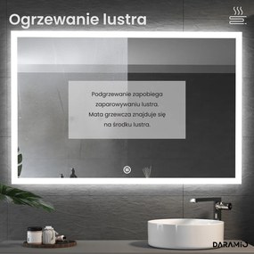 Lustro łazienkowe z oświetleniem LED F3