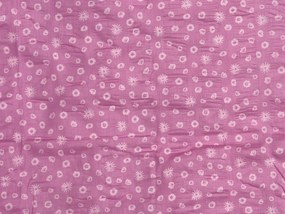 PrzytulneMieszkanie.pl PrzytulneMieszkanie.pl Pościel z kory do łóżeczka Renforcé LUNETTA różowa Rozmiar pościeli: 45 x 65 cm | 90 x 140 cm