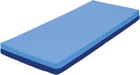 Dwustronny materac żłobkowy do leżakowania 120 cm ekoskóra/drelich